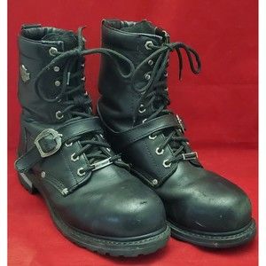Harley-Davidson Men's Motorcycle Work Boots Steel Toe 91035 - Size 10 M